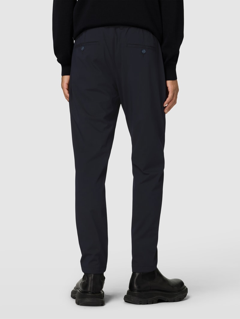 Stoffhose mit Tunnelzug in marineblau