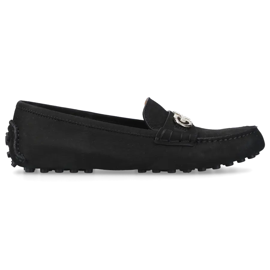 Salvatore Ferragamo - Loafer 01E393 Veloursleder - schwarz