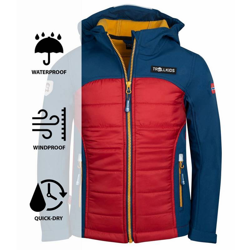 Trollkids Lysefjord Softshelljacke Kinder