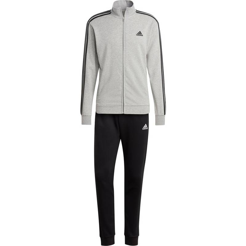 adidas BASIC 3-STREIFEN FRENCH TERRY Trainingsanzug Herren