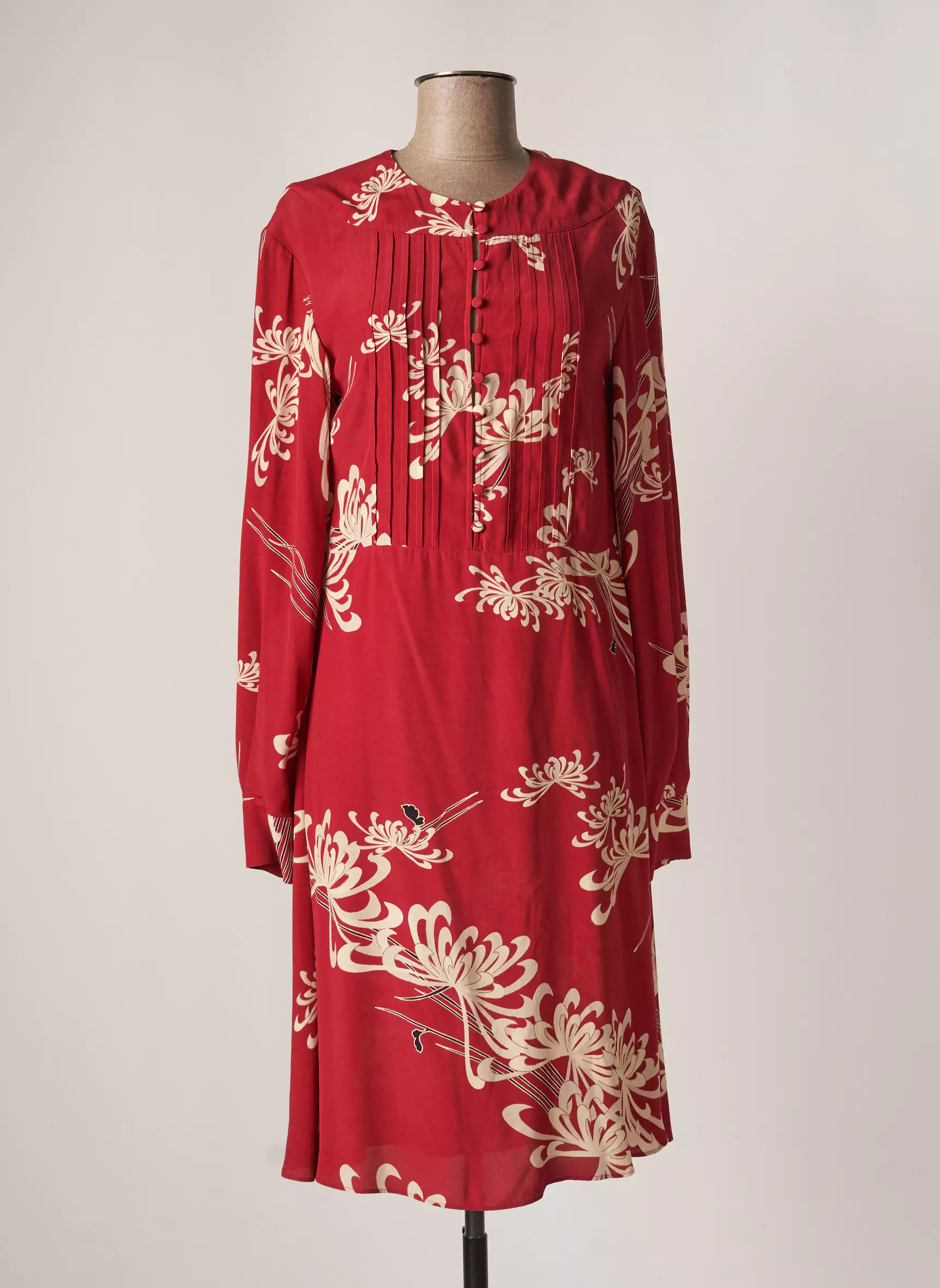 Mcq Robes Mi Longues Femme couleur rouge