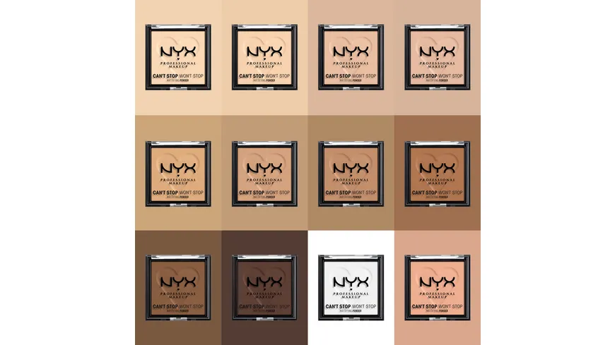 NYX PROFESSIONAL MAKEUP Can't Stop Won't Stop Mattifying Powder 03 - Light Medium