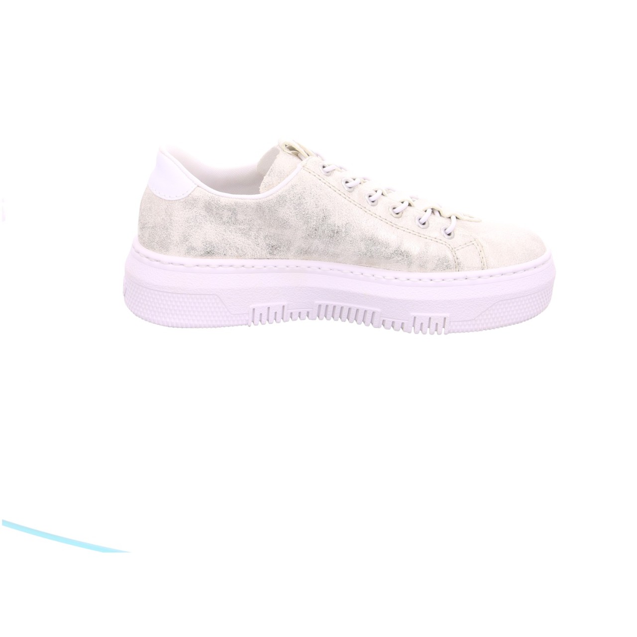 RIEKER Sportliche Slipper weiss