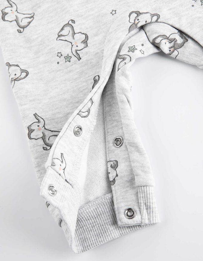 Set aus Langarmshirt und Latzhose - Allover-Print