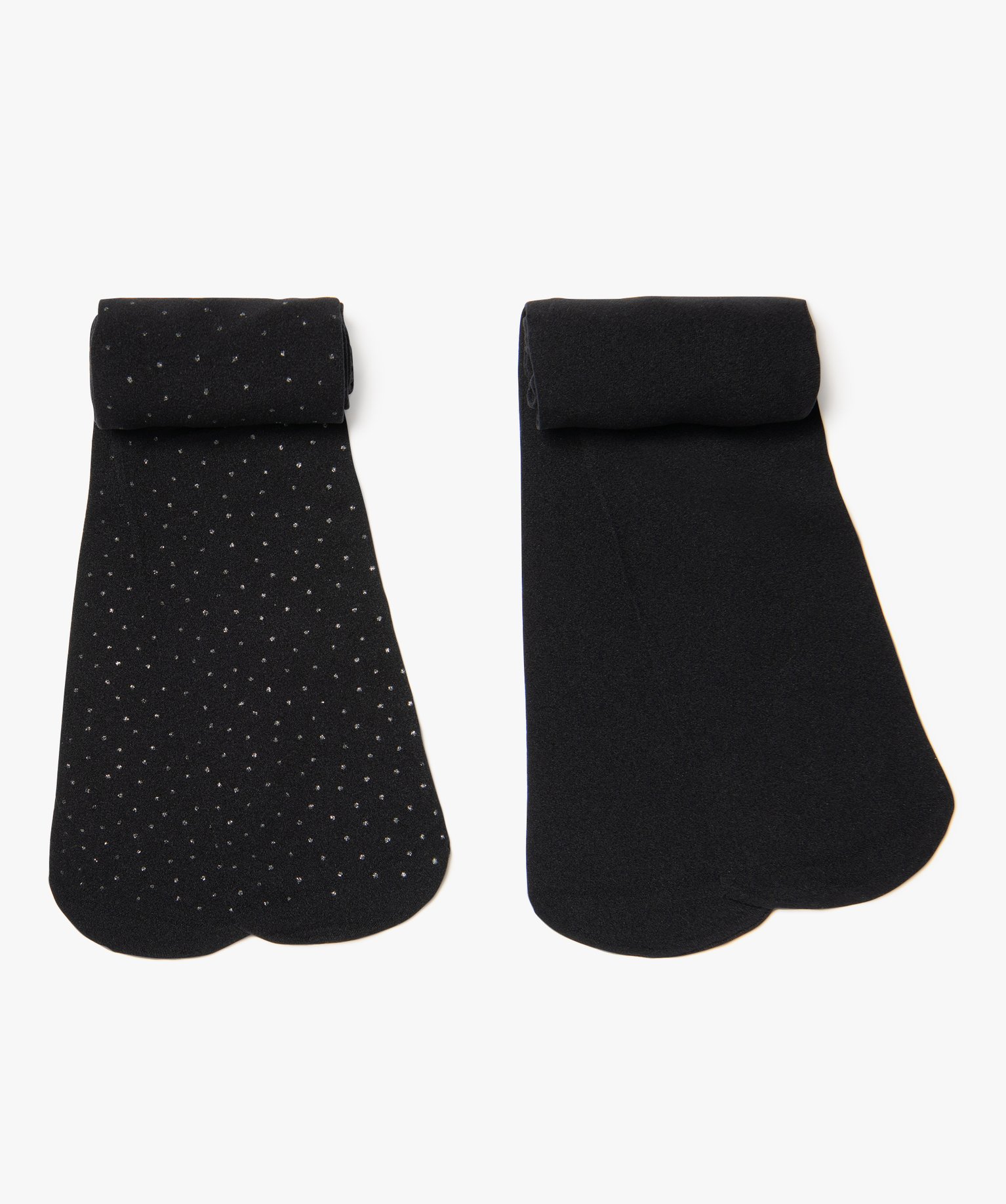 Collants semi-opaques fille (lot de 2) noir | GEMO