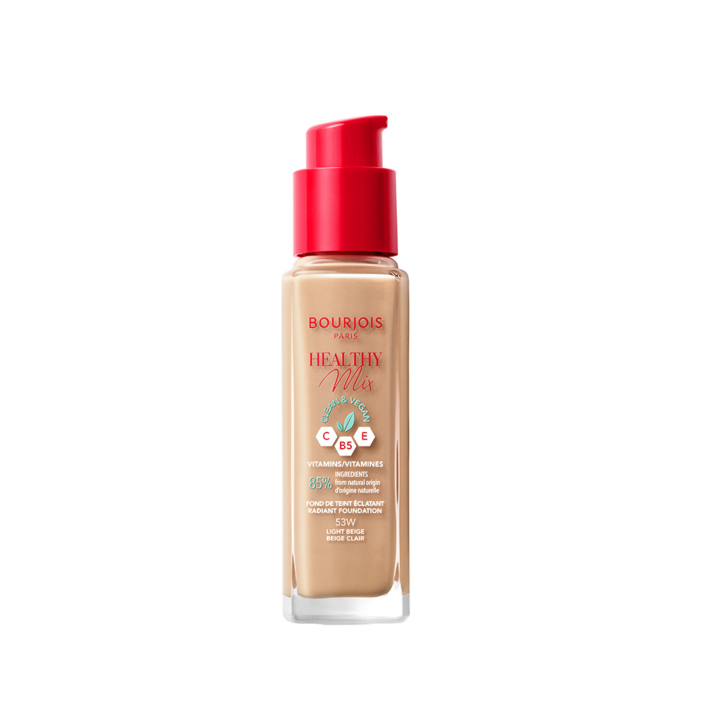 Bourjois Healthy Mix Clean - Clean & Vegan - 53 W Beige Clair Fond de teint