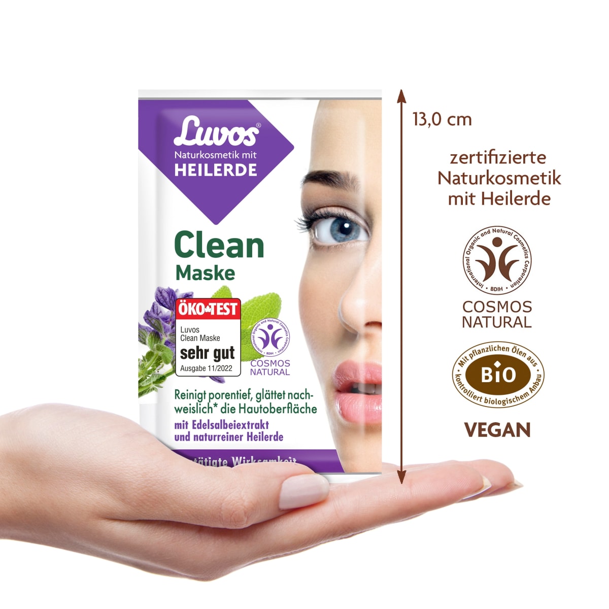 Gesichtsmaske Clean (2 x 7,5 ml), 15 ml