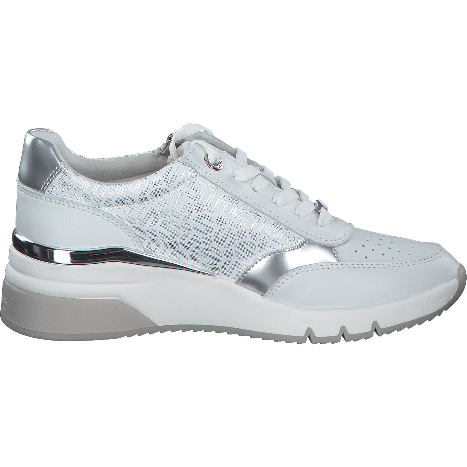 s. Oliver 23608, Schnürschuhe, Damen, weiss