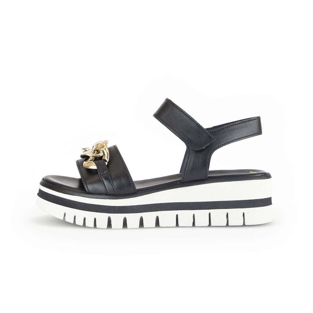 Gabor fashion Plateau Sandale schwarz
