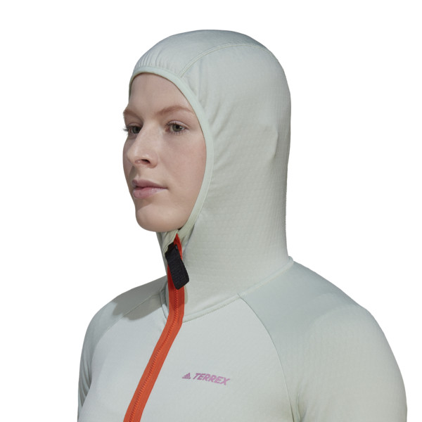 ADIDAS TERREX LITE FLOOCE HOODED FLEECEJACKE Damen - Fleecejacke