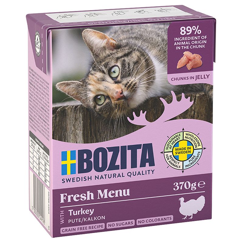 Sparpaket Bozita Häppchen in Gelee 24 x 370 g