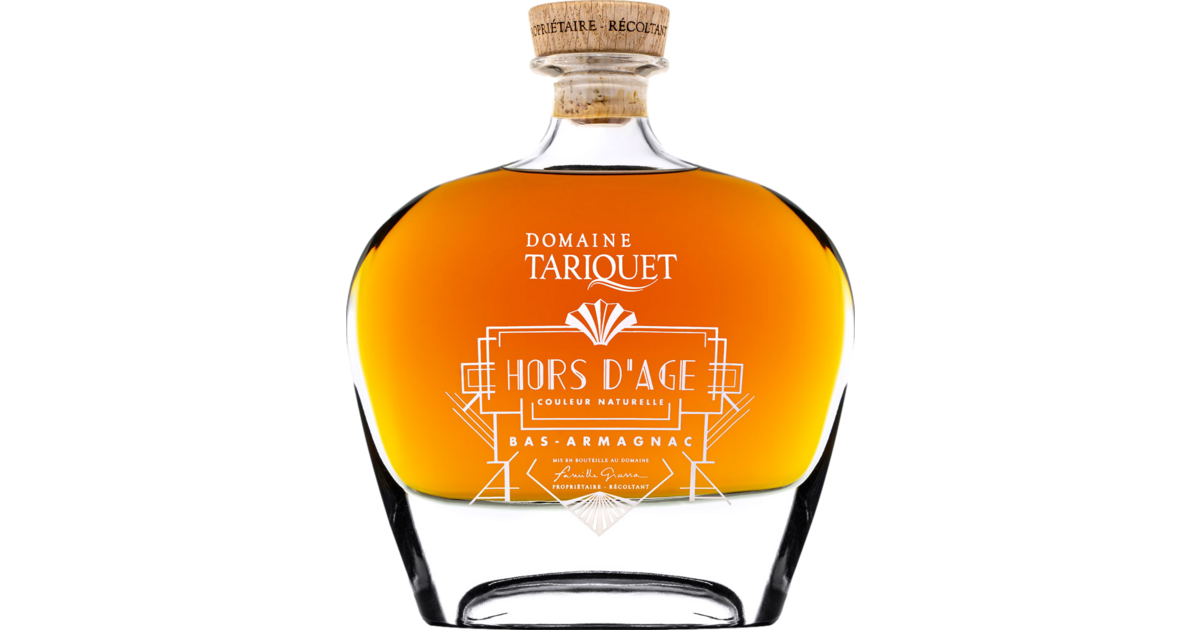 Armagnac Tariquet Carafe Hors d'Age Art Déco