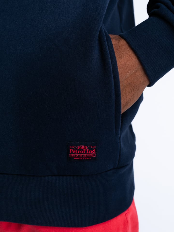 Petrol Industries Hoodie mit Aufdruck Rio in Blau günstig kaufen