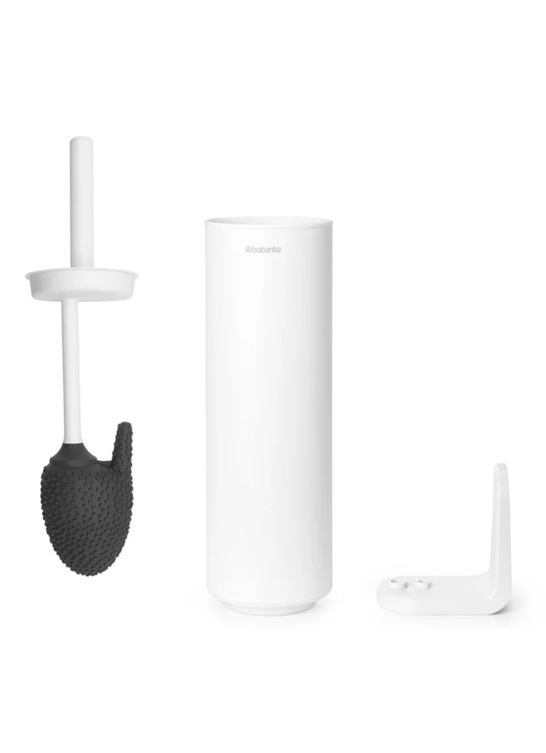 Scopa per WC Brabantia MindSet con supporto, 40,6 cm.