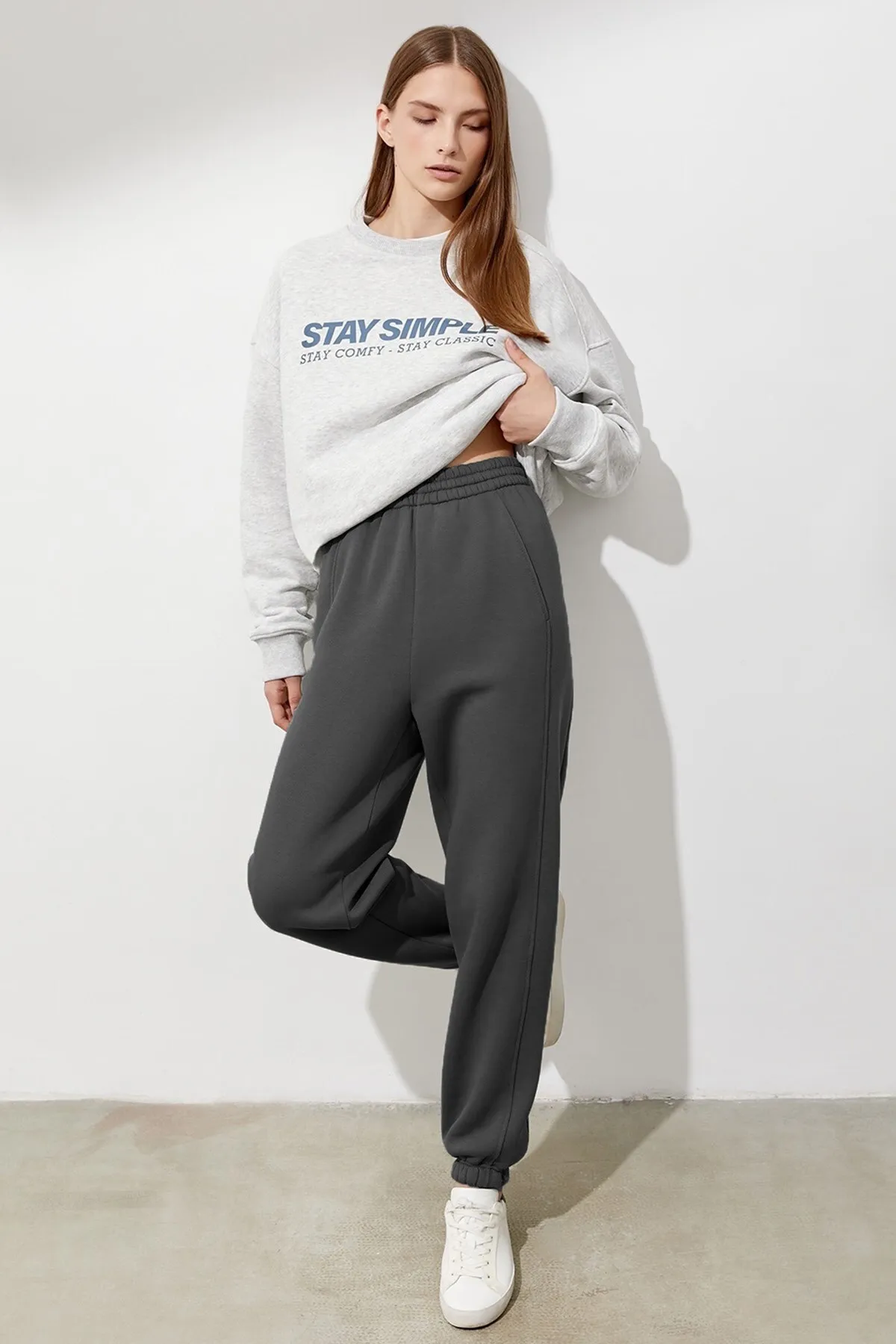 Madmext  Jogginghose - Weiß - Slim