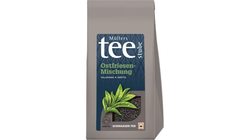 Müllers Teestube Schwarzer Tee Lose Ostfriesen Mischung 200 g