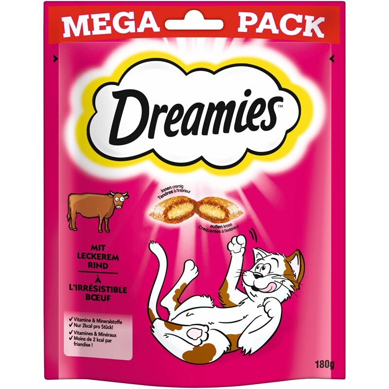 Dreamies Snacks Dreamies Mega Pack 180g Rind