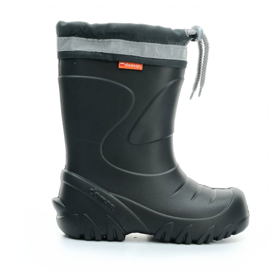 Demar Mammut graue Gummistiefel AD mit Woll-Innensocke