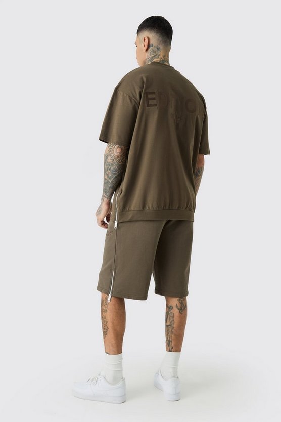 Tall Oversize Shorts mit Reißverschluss