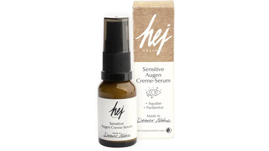 HEJ ORGANIC Sensitive Augen Creme-Serum 15 ml