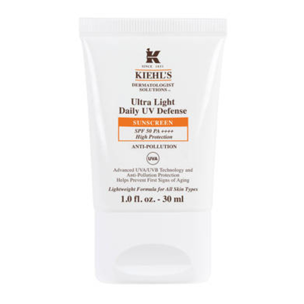 kiehl's Ultra Light Daily UV Defense SPF 50 PA++++ SPF50 Fluide solaire visage SPF 50 et anti-pollution pour tous types de peaux