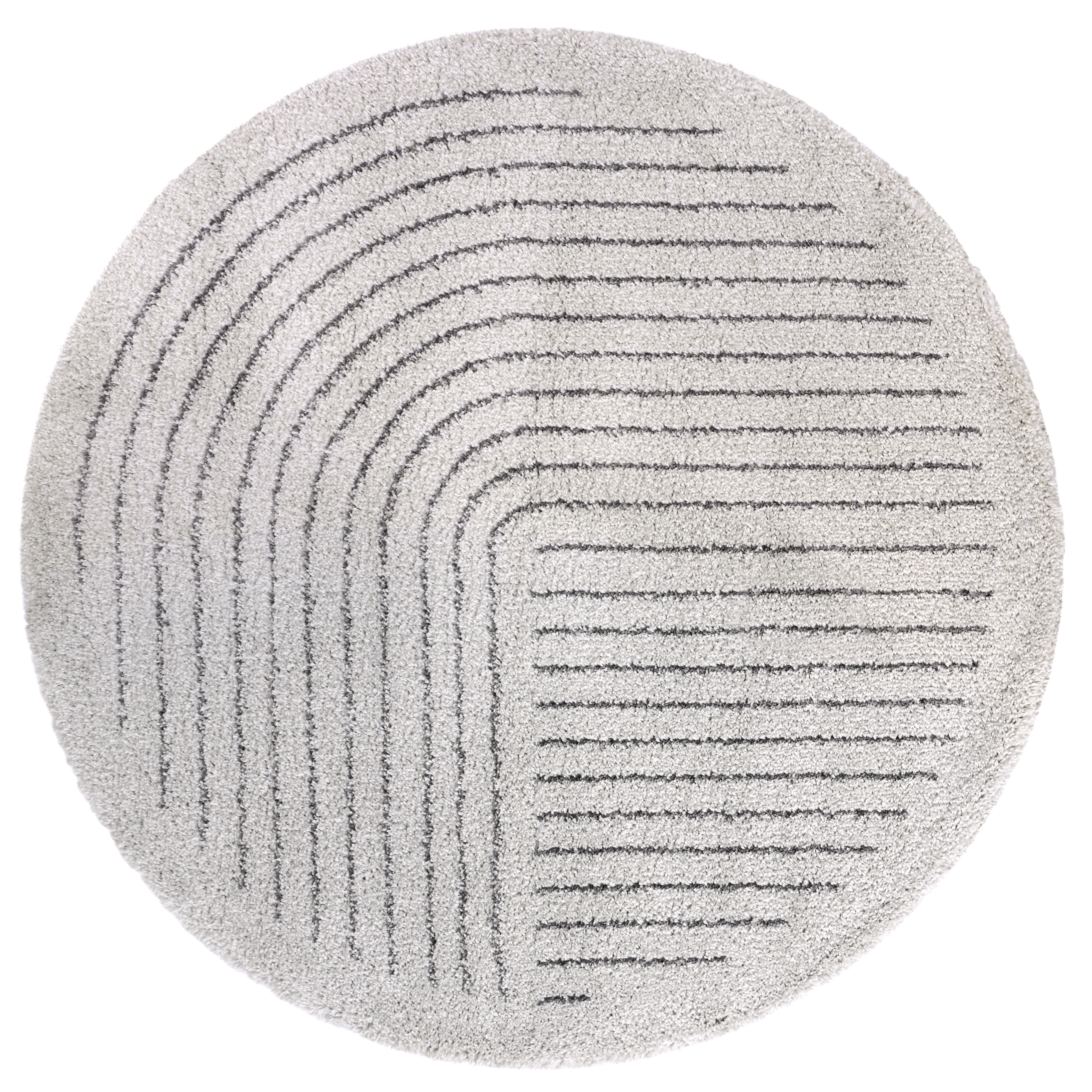 Hochflor-Teppich Dion, HANSE Home, rund, Höhe: 35 mm, Hochflor, Shaggy, pflegeleicht, flauschig, weich, modern, Wohnzimmer