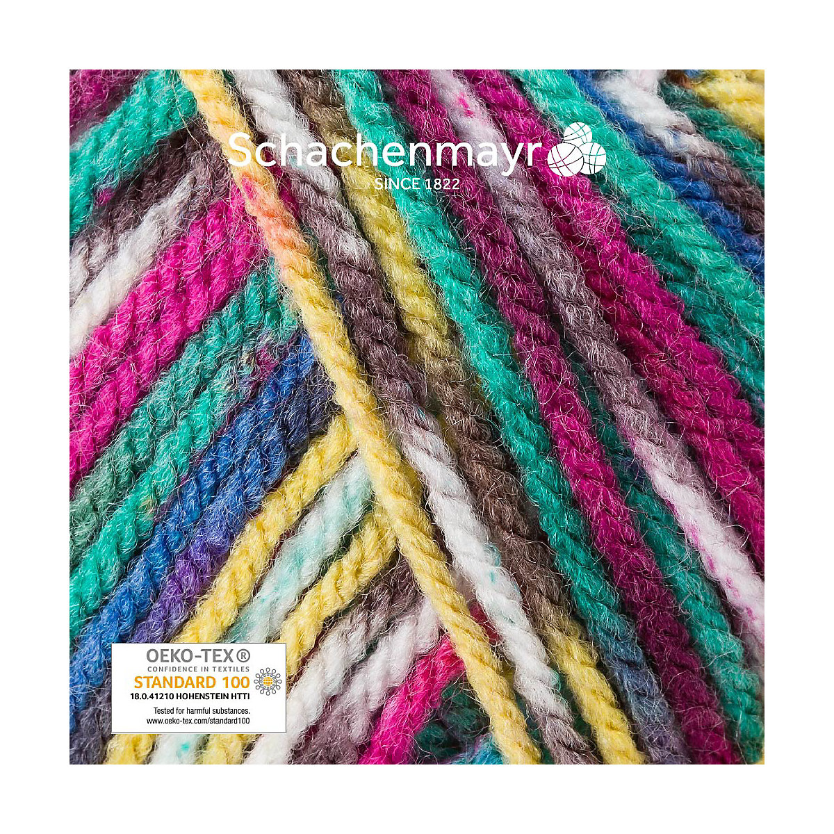 Handstrickgarne Bravo Color, 50g Jeans Jacquard