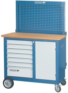 Gedore 6624450 BR 1504 0511 L Κινητός πάγκος εργασίας και πίσω πάνελ