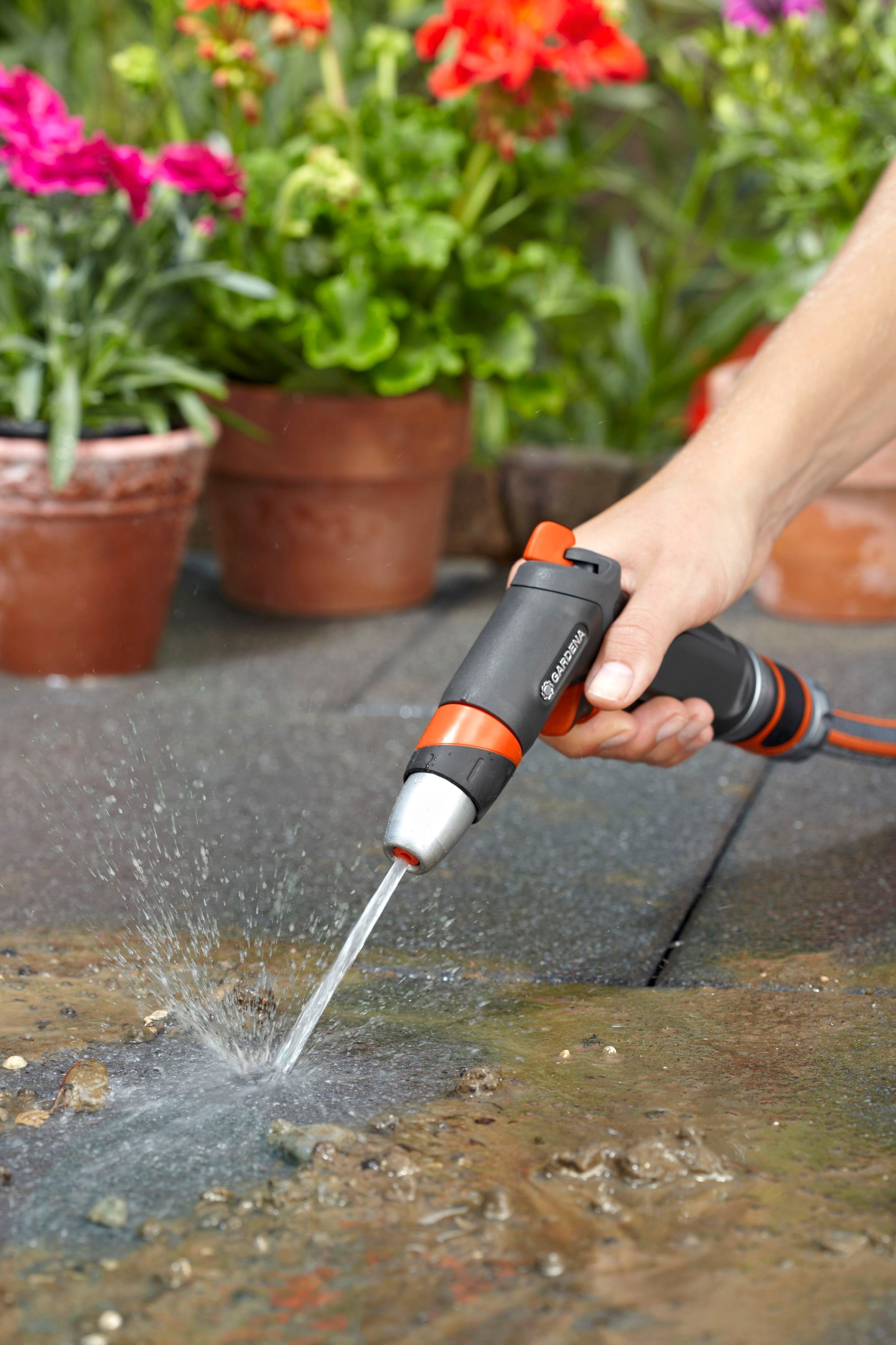 GARDENA Gartenspritze Premium, 18305-20, Wasserstrahl stufenlos einstellbar