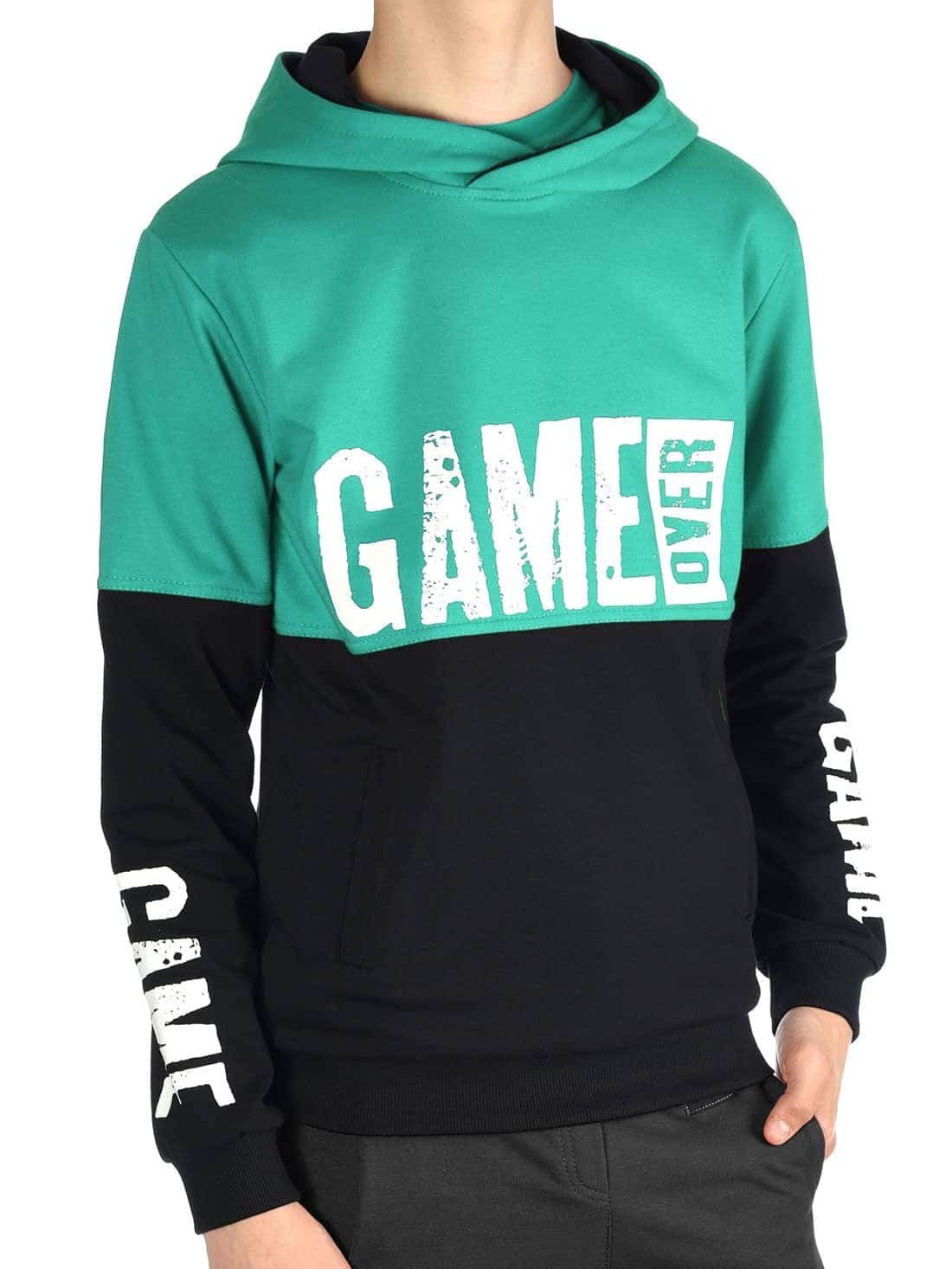 BEZLIT Hoodie Jungen Kapuzen Pullover & GAME OVER Aufdruck (1-tlg) Hoodie