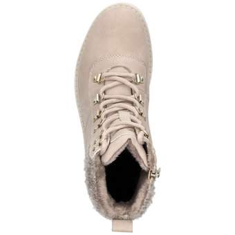 Tom Tailor Schnür Boots in beige
