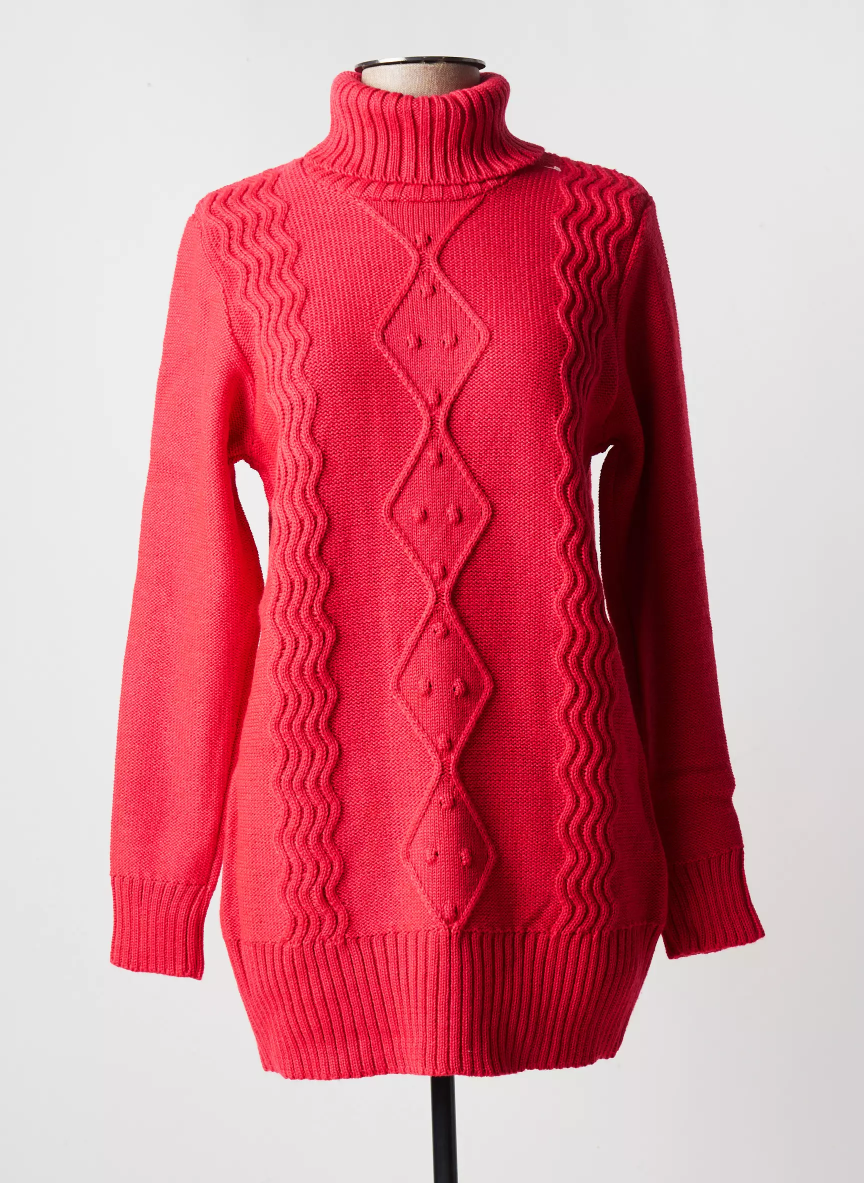 Duger Pull Tuniques Femme couleur rouge