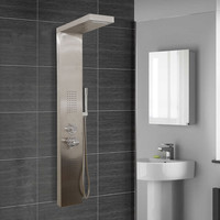 Home Deluxe Duschpaneel CASCATA – Edelstahl