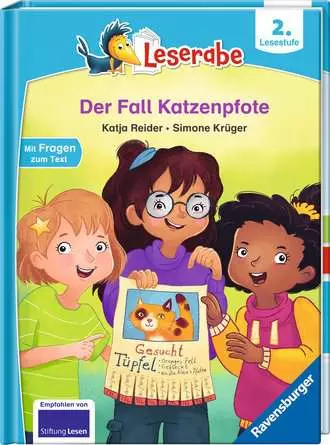 Leserabe - 2. Lesestufe: Der Fall Katzenpfote