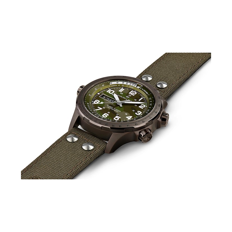 Hamilton Chronograph Khaki Aviation X-Wind Day Date Auto