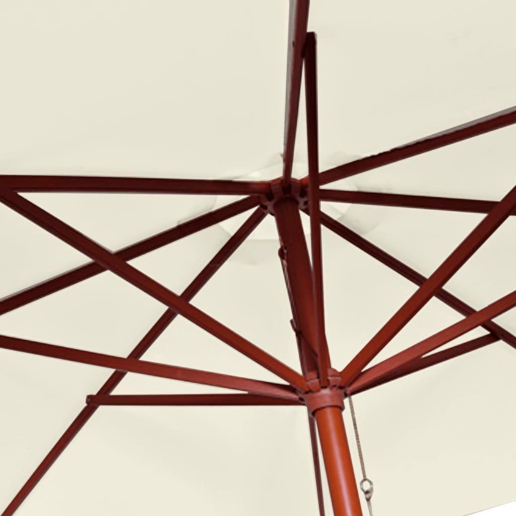 DOTMALL Sonnenschirm Ø300cm,Polyester,Gartenschirm,Strandschirm, Marktschirm knickbar