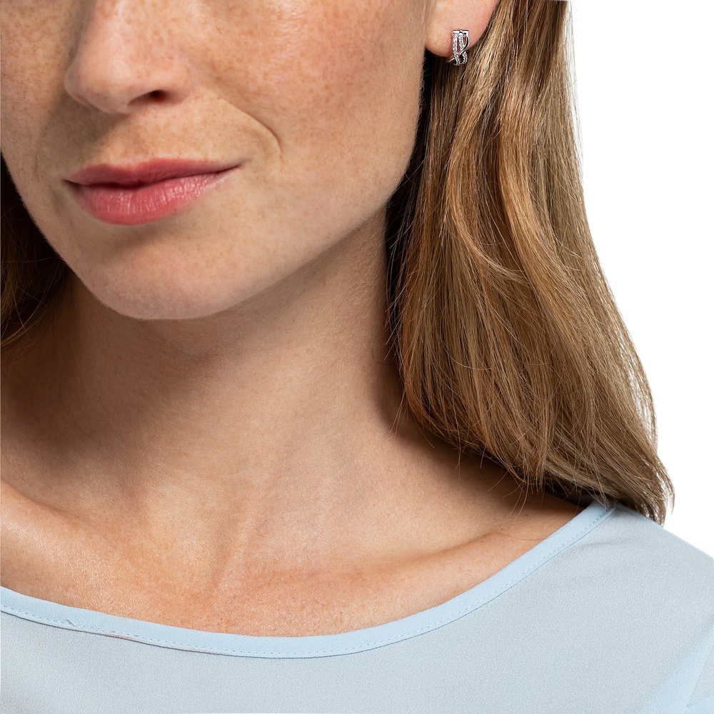 FAVS Créoles 925 Argent Boucles d'oreilles