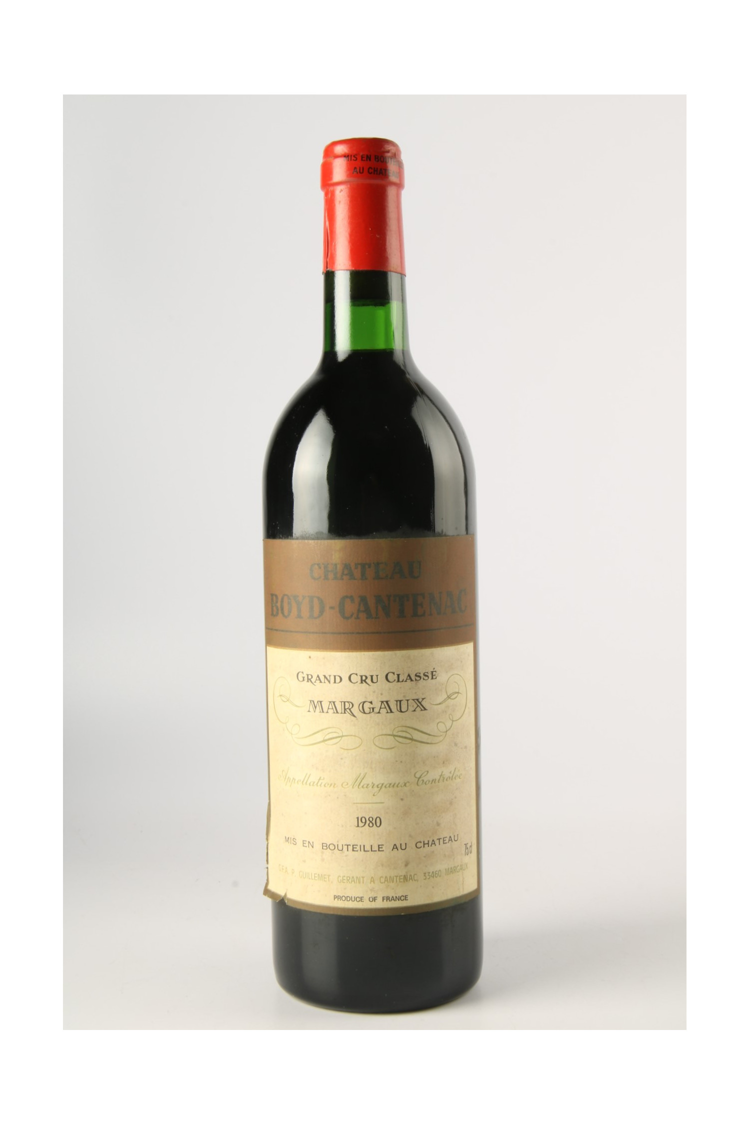 Château Boyd Cantenac 1980, Margaux