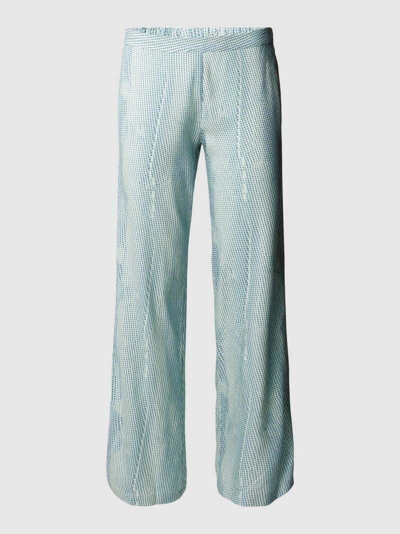 Pyjama-Hose mit Allover-Muster Modell 'WOVEN' in petrol