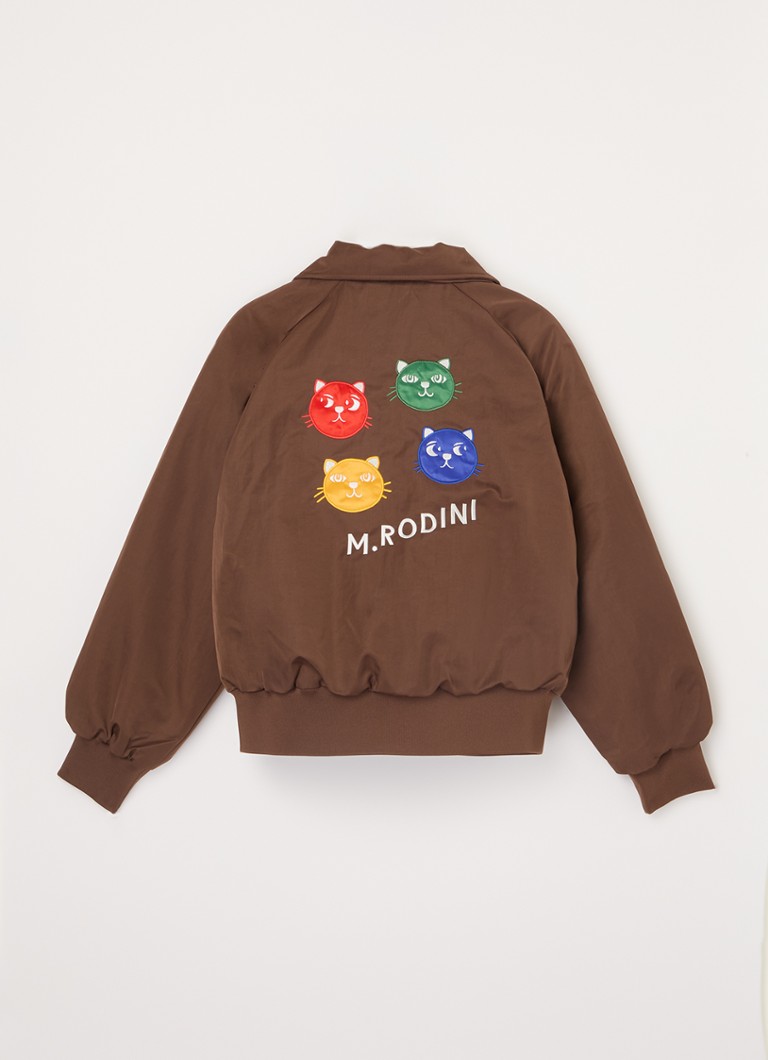 Bomberová bunda Mini Rodini Cool Cats s bočními kapsami