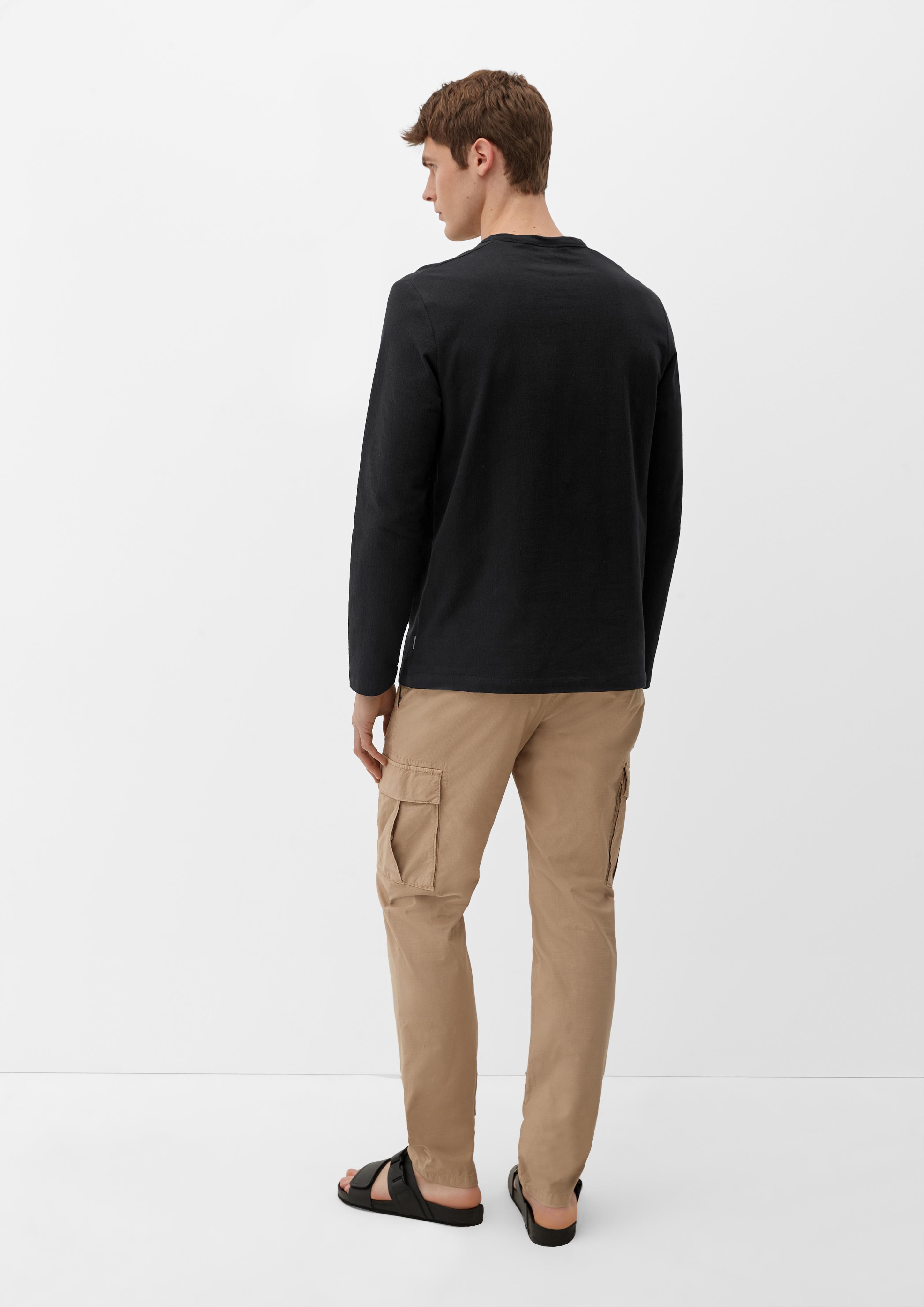 Longsleeve aus Seersucker  2129475-9999
