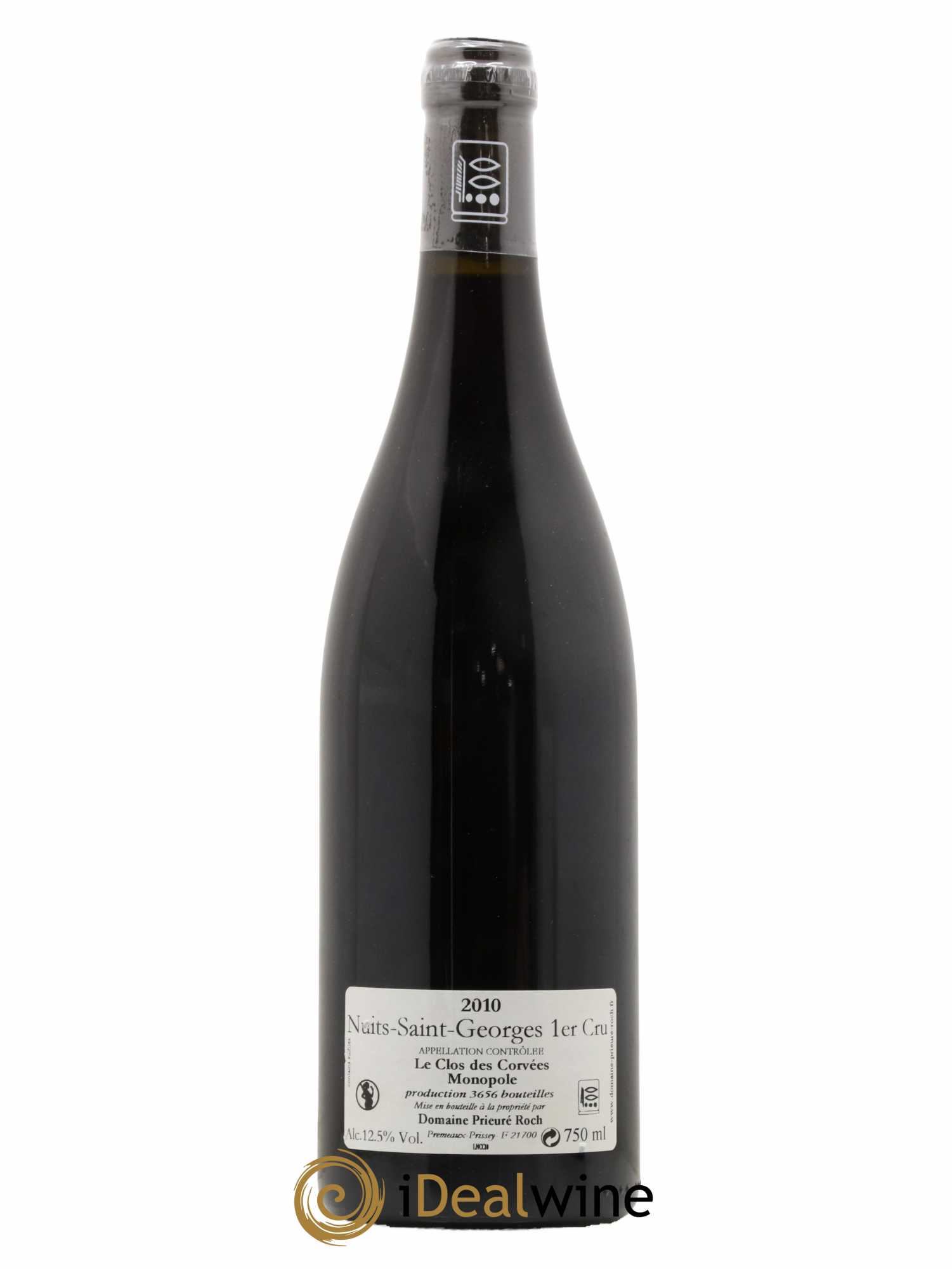 Nuits Saint-Georges 1er Cru Le Clos des Corvées Prieuré Roch  2010 - Lot de 1 Bouteille