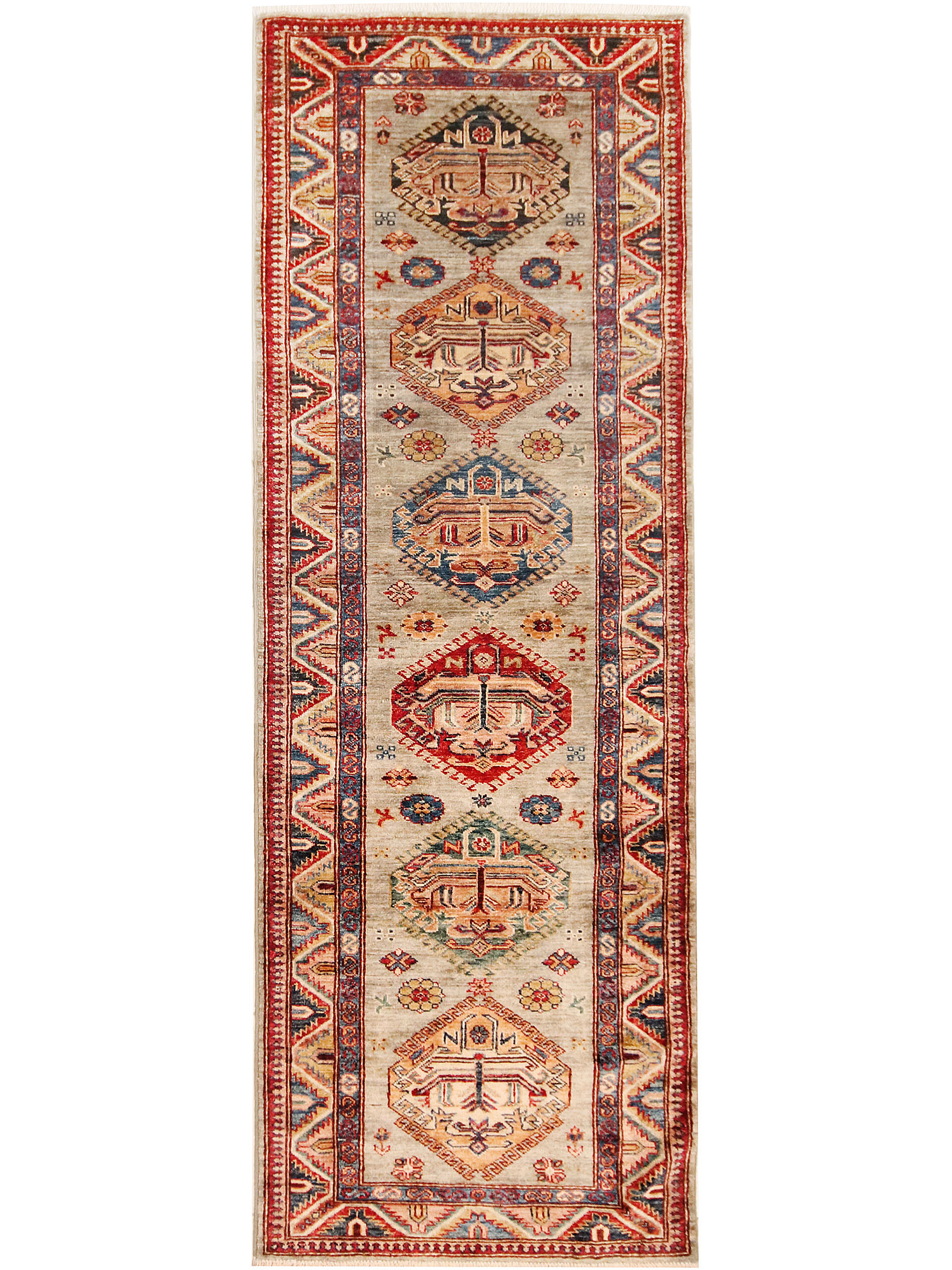 Kazak Ghazni ca. 84 x 242 cm, Unikat / Einzelstück
