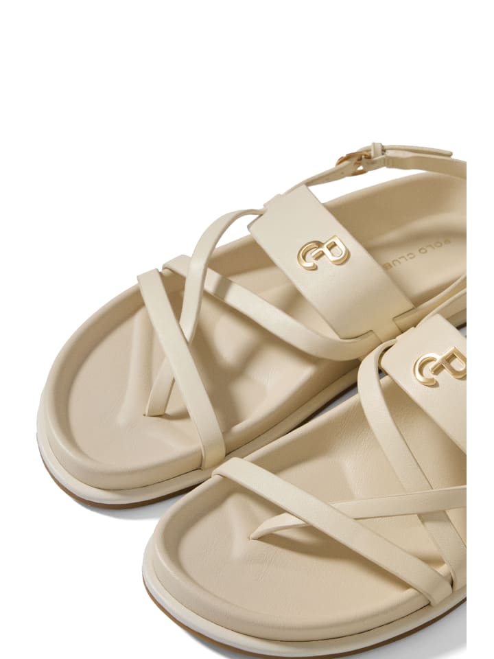 Polo Club Sandalen in Creme günstig kaufen