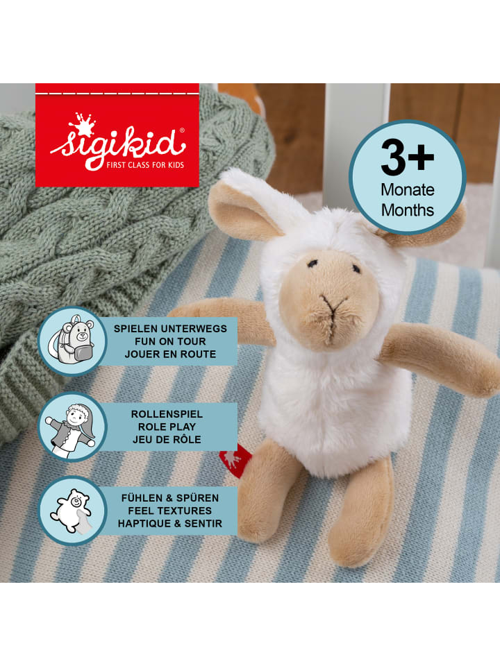 Sigikid Mini Kuscheltier Cuddly Gadgets in weiß günstig kaufen onesize