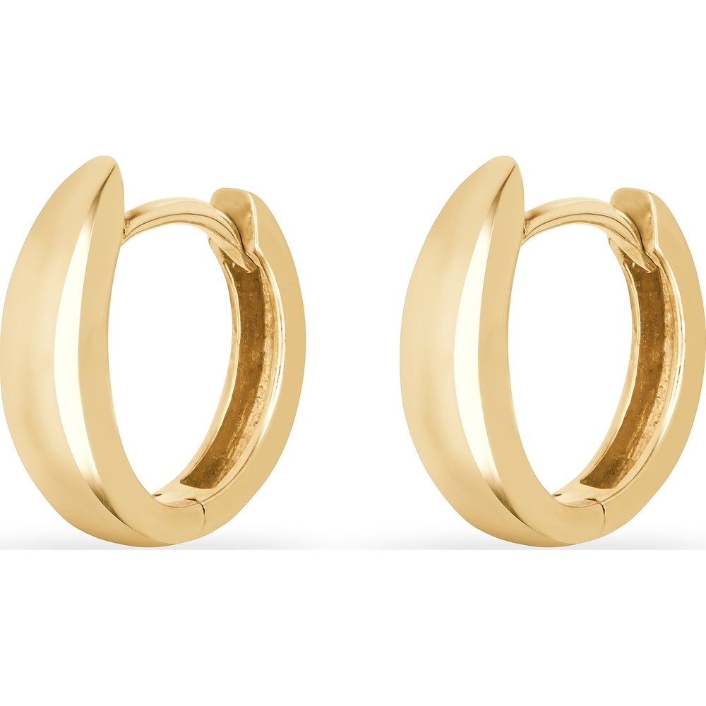 FAVS Créoles 585 Or jaune Boucles d'oreilles