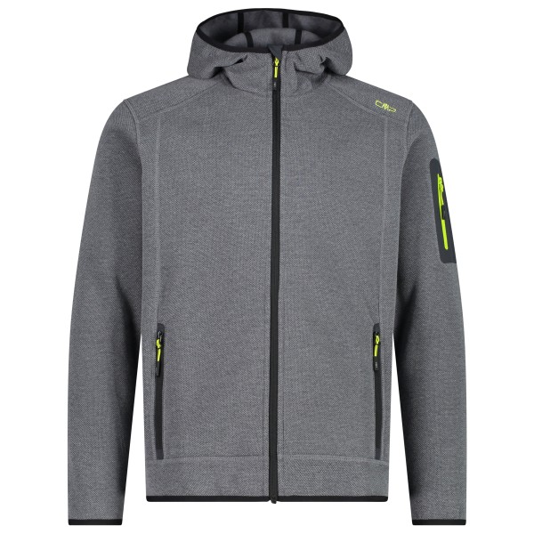 CMP - Jacket Fix Hood Jacquard Knitted 3H60847N - Fleecejacke