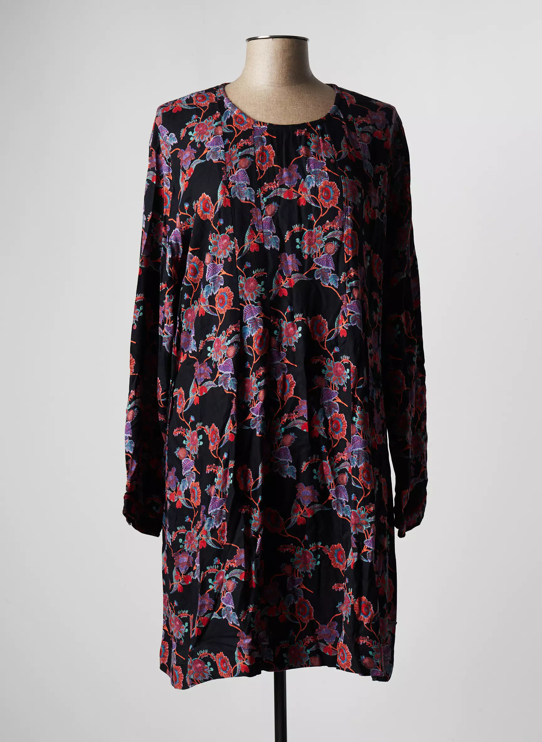 Agathe   Louise Robes Mi Longues Femme couleur noir
