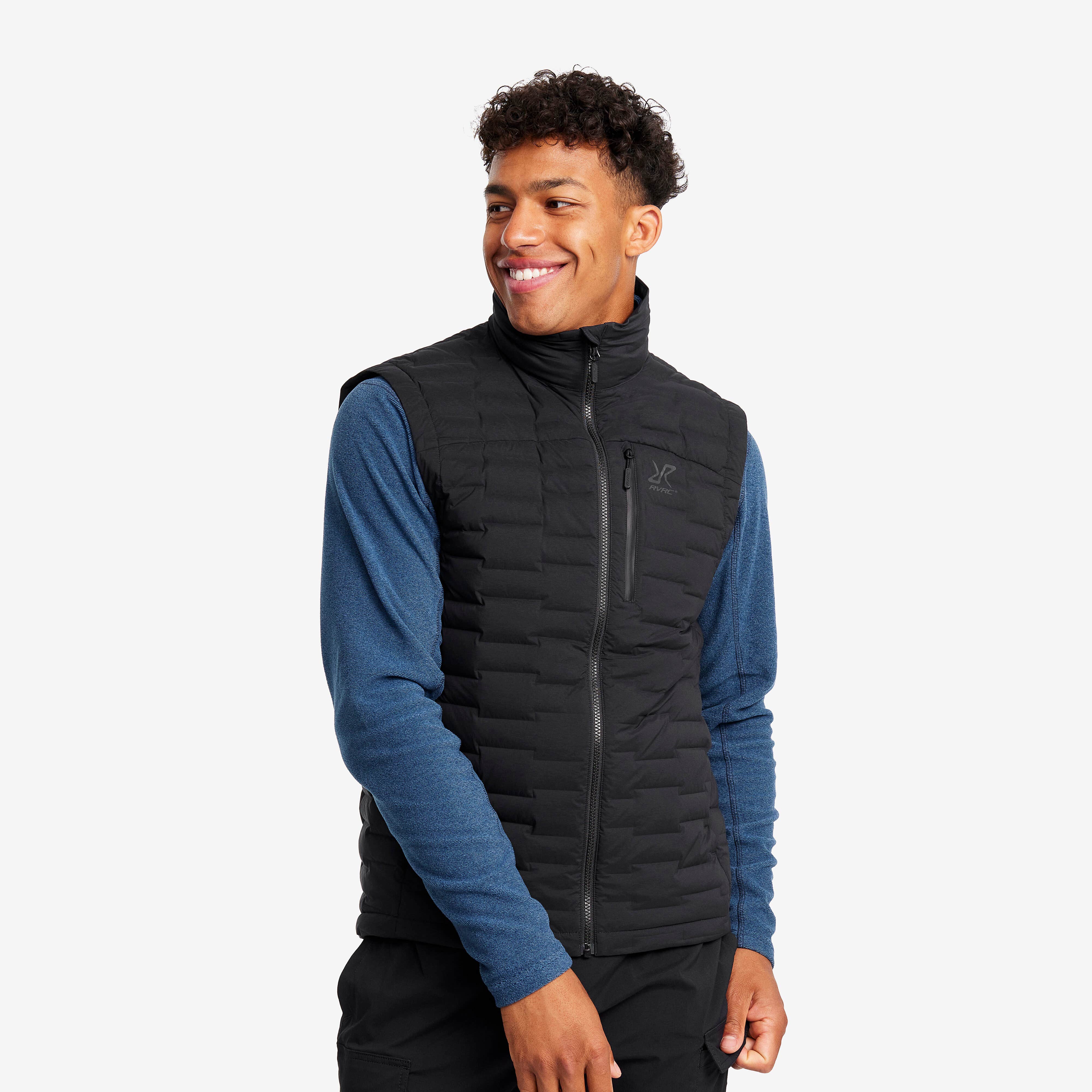 Flex Stretch Down Vest Homme Black