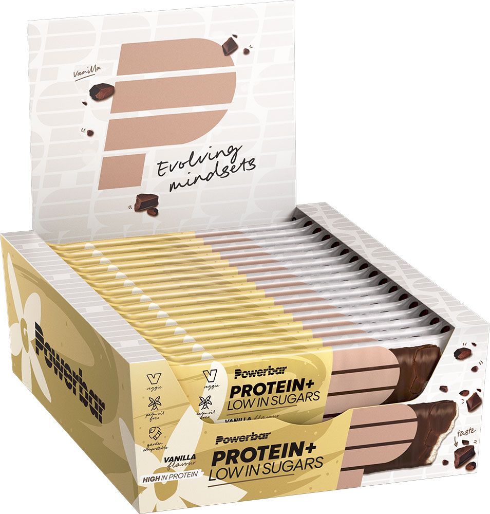 Powerbar Protein+ Low Sugar Riegel 16er Box kaufen | Bike-Discount